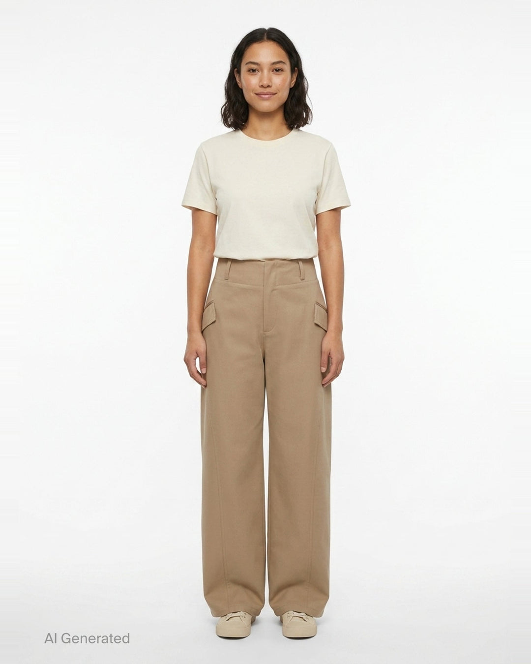 Spiral Line Barrel Trousers | The Loom Atelier | Club21 - front