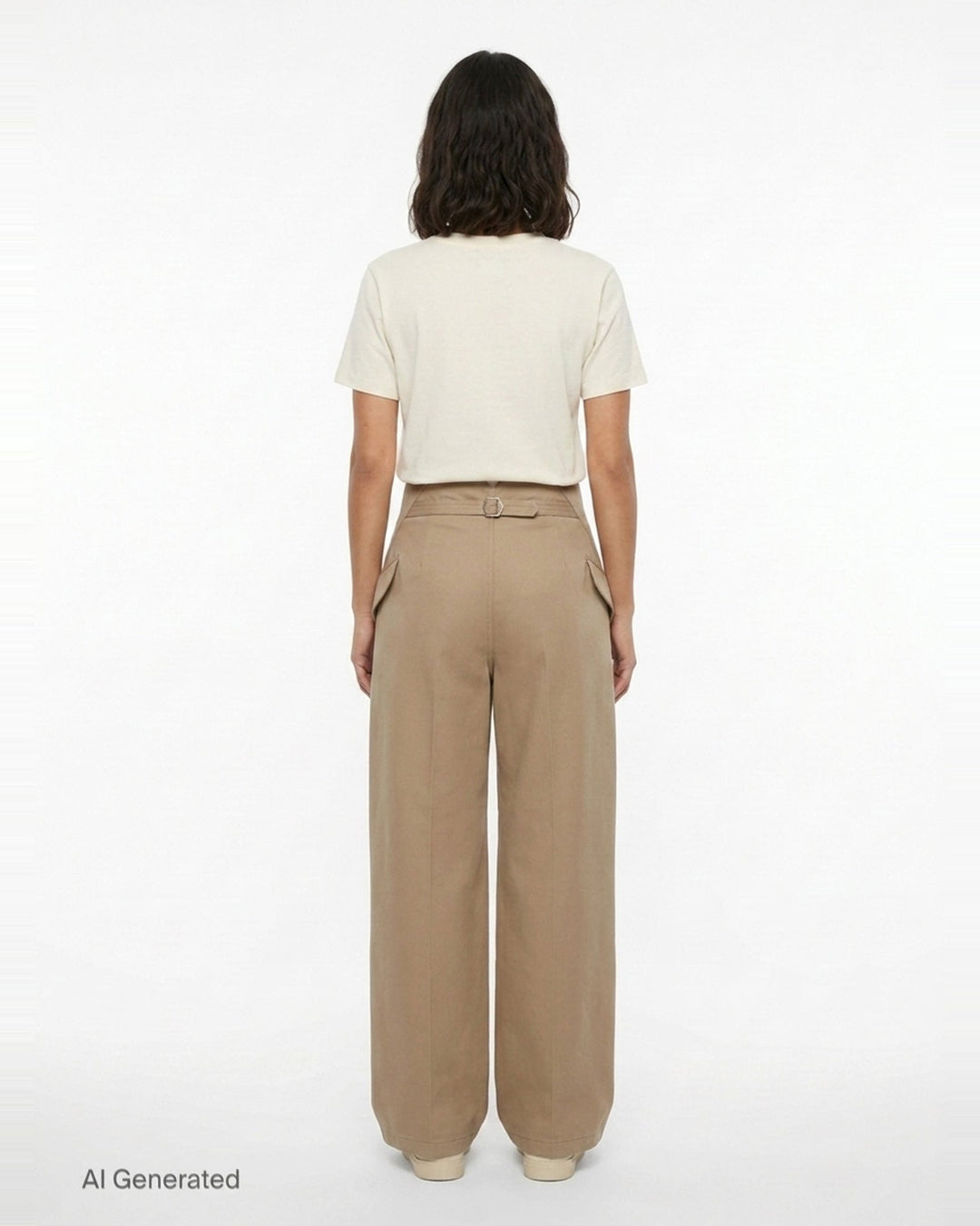 Spiral Line Barrel Trousers | The Loom Atelier | Club21 - back
