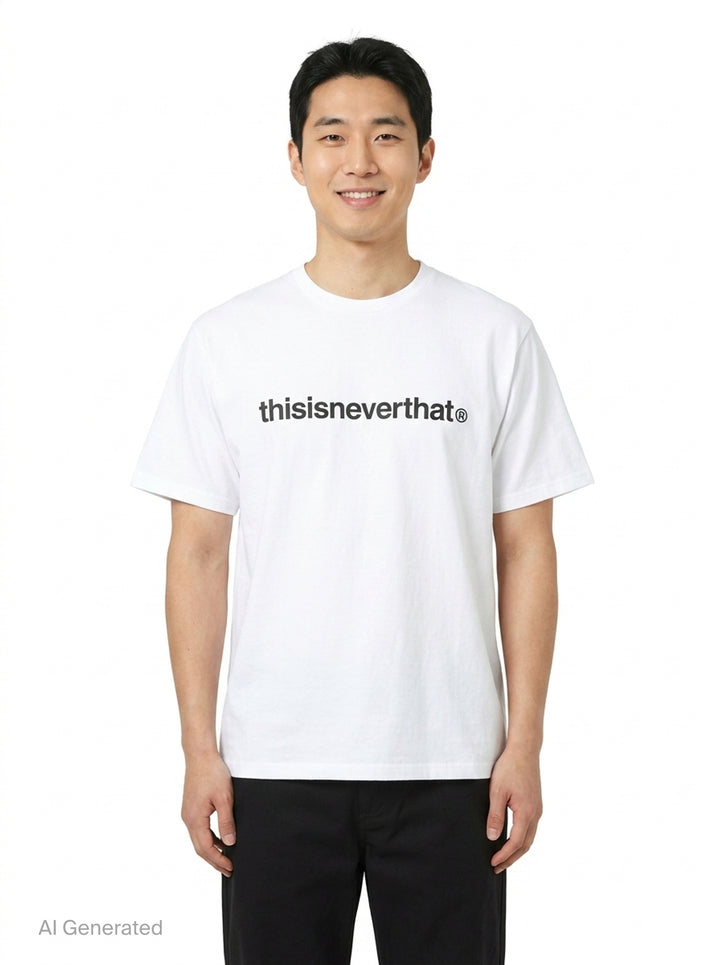 T-Logo Short Sleeve Tee | thisisneverthat | Club21 - front