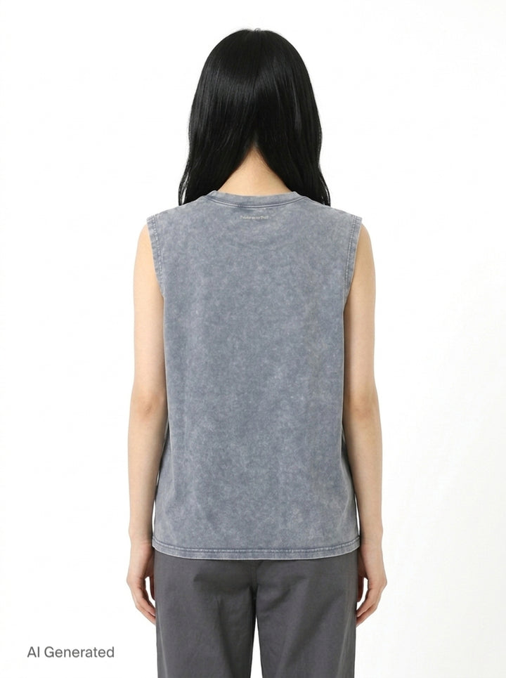 T-Logo Sleeveless Tee | thisisneverthat | Club21 - back
