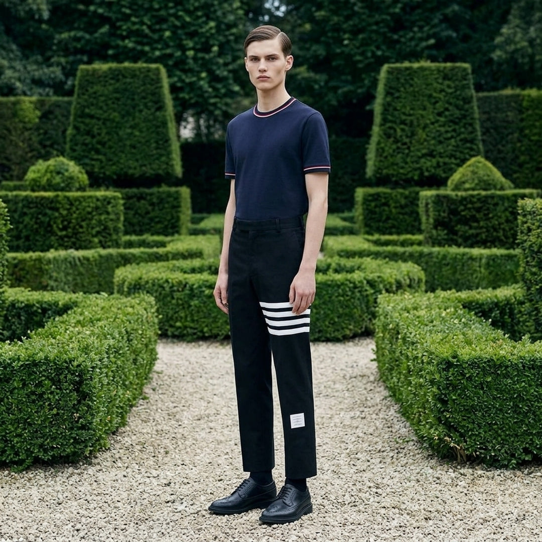 4-Bar Chino Trousers | Thom Browne | Club21 - lifestyle