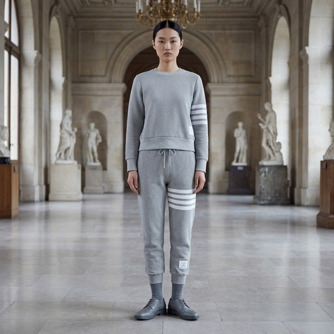 4 Bar Cotton Sweatpants | Thom Browne | Club21 - lifestyle
