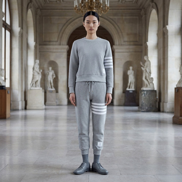 4 Bar Cotton Sweatpants | Thom Browne | Club21 - lifestyle