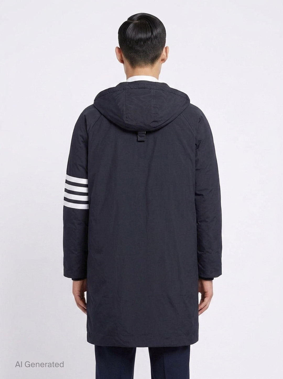 4-Bar Football Sideline Parka | Thom Browne | Club21 - back