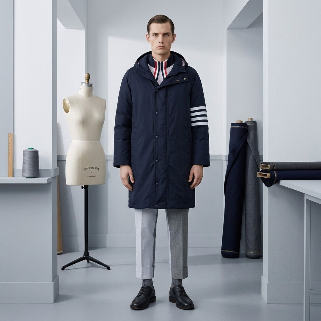 4-Bar Football Sideline Parka | Thom Browne | Club21 - lifestyle