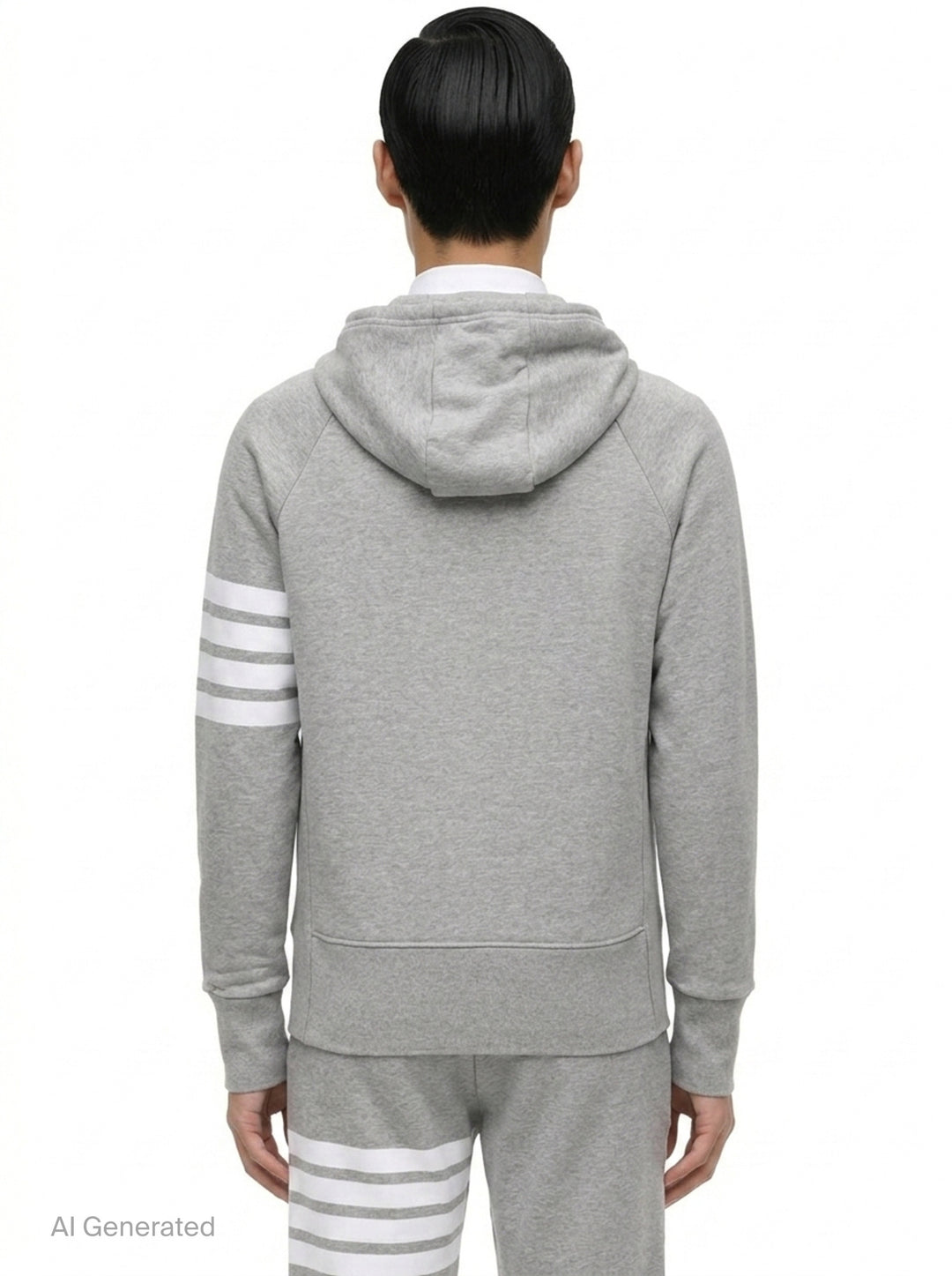 4-Bar Full Zip Hoodie | Thom Browne | Club21 - back