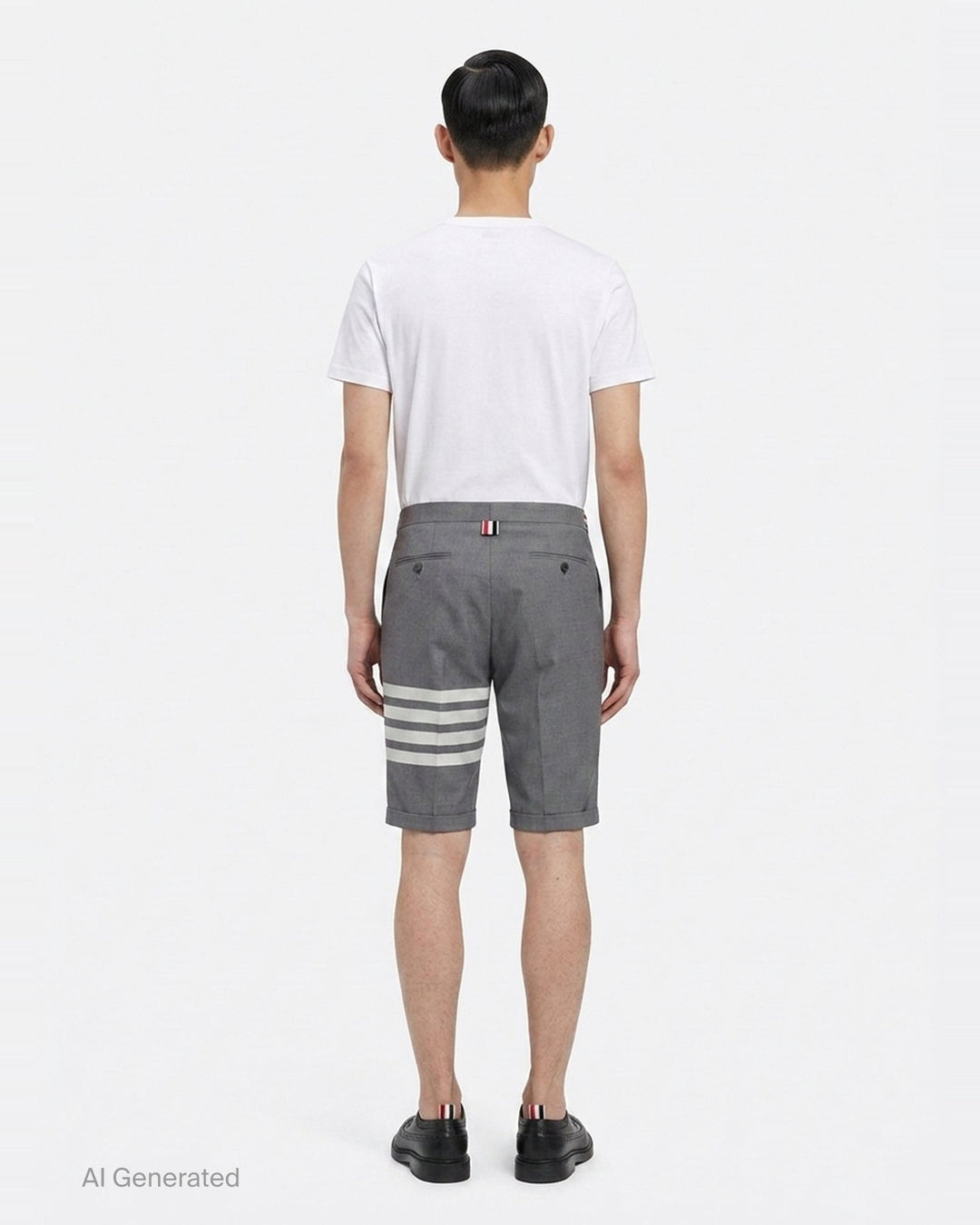 4-Bar Low Rise Shorts | Thom Browne | Club21 - back