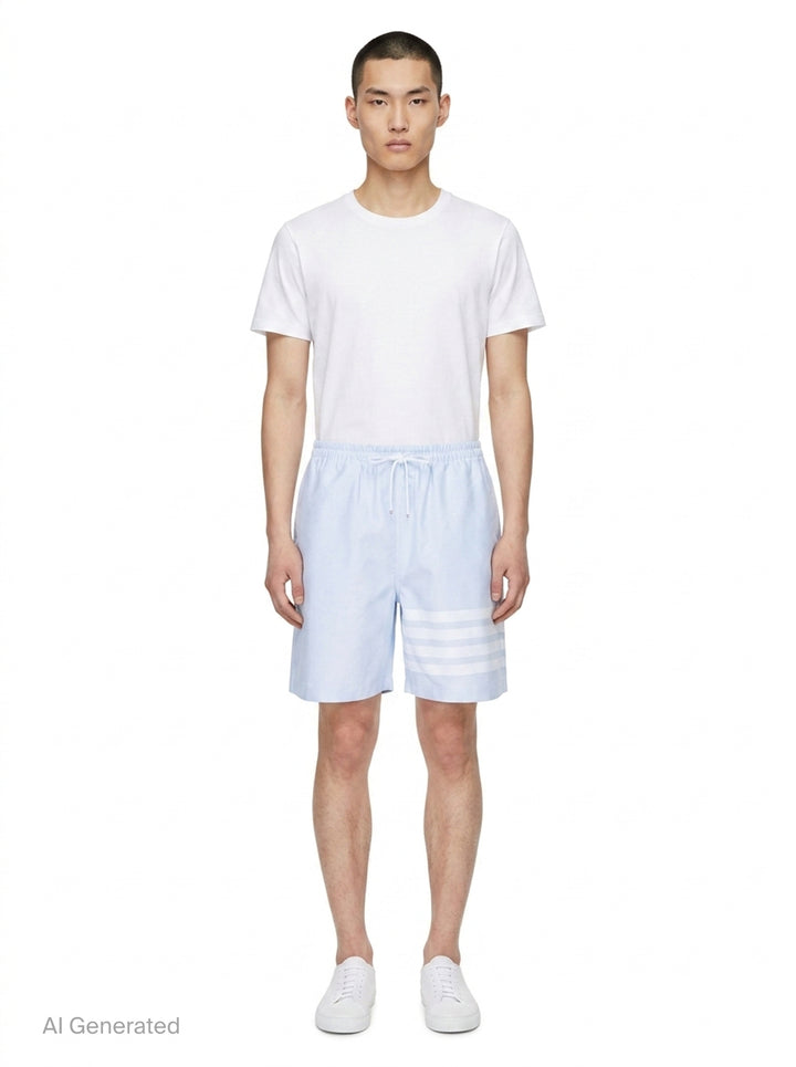 4-Bar Rugby Shorts | Thom Browne | Club21 - front
