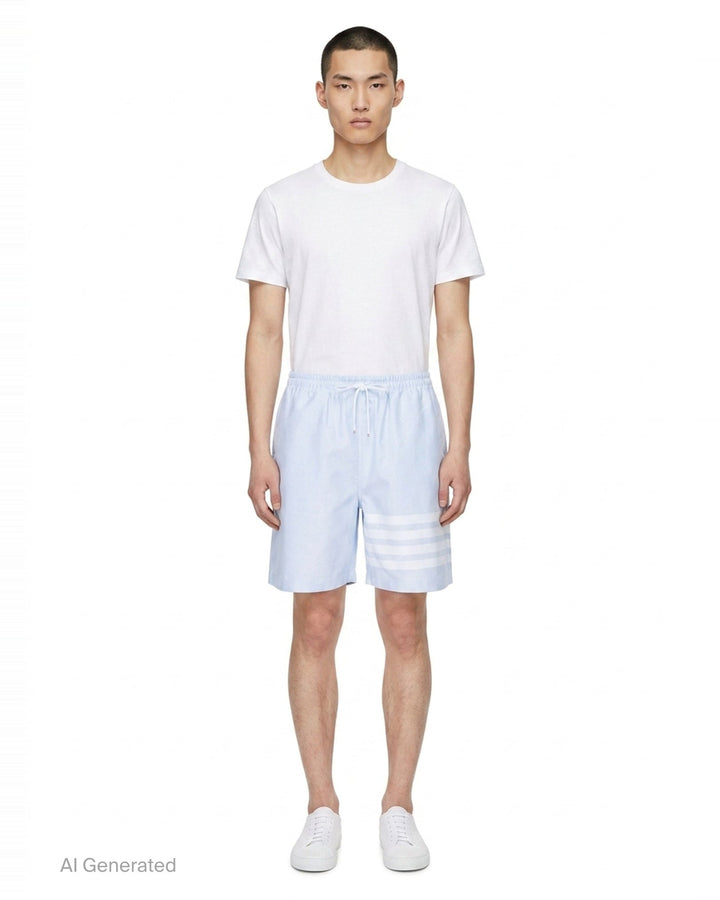 4-Bar Rugby Shorts | Thom Browne | Club21 - front