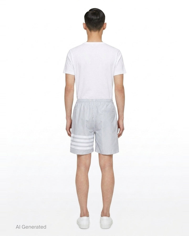 4-Bar Rugby Shorts | Thom Browne | Club21 - back