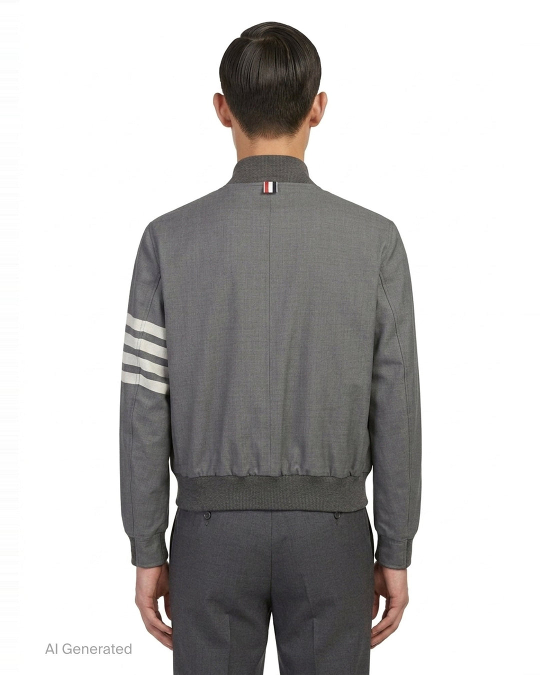 4-Bar Stripe Blouson Jacket | Thom Browne | Club21 - back