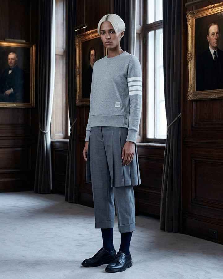 4-Bar Stripe Pullover Sweatshirt | Thom Browne | Club21 - lifestyle