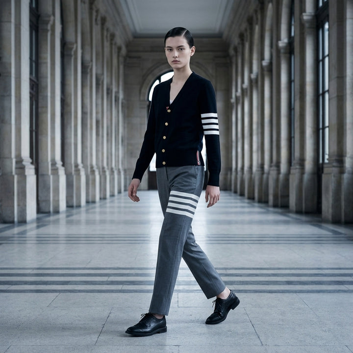4-Bar Stripe Tailored Trousers | Thom Browne | Club21 - lifestyle