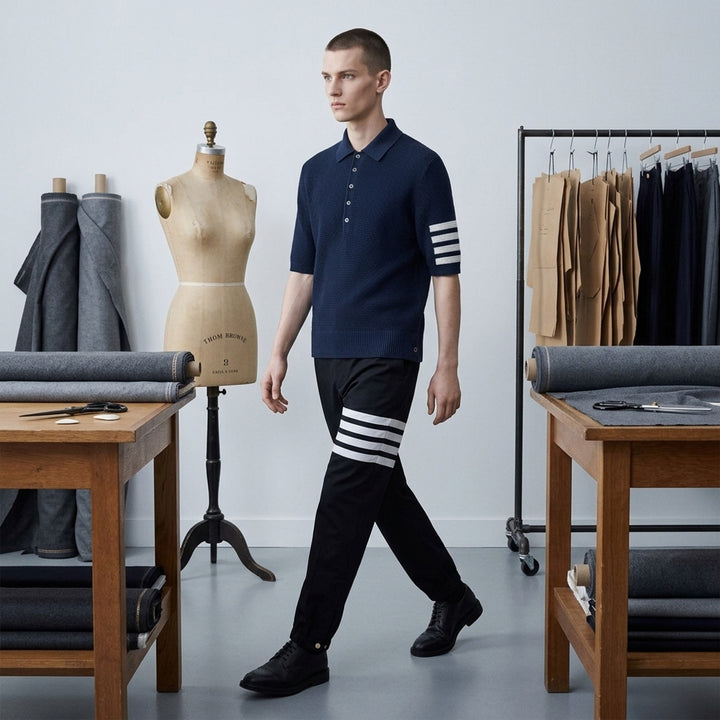 4-Bar Stripe Track Trousers | Thom Browne | Club21 - lifestyle