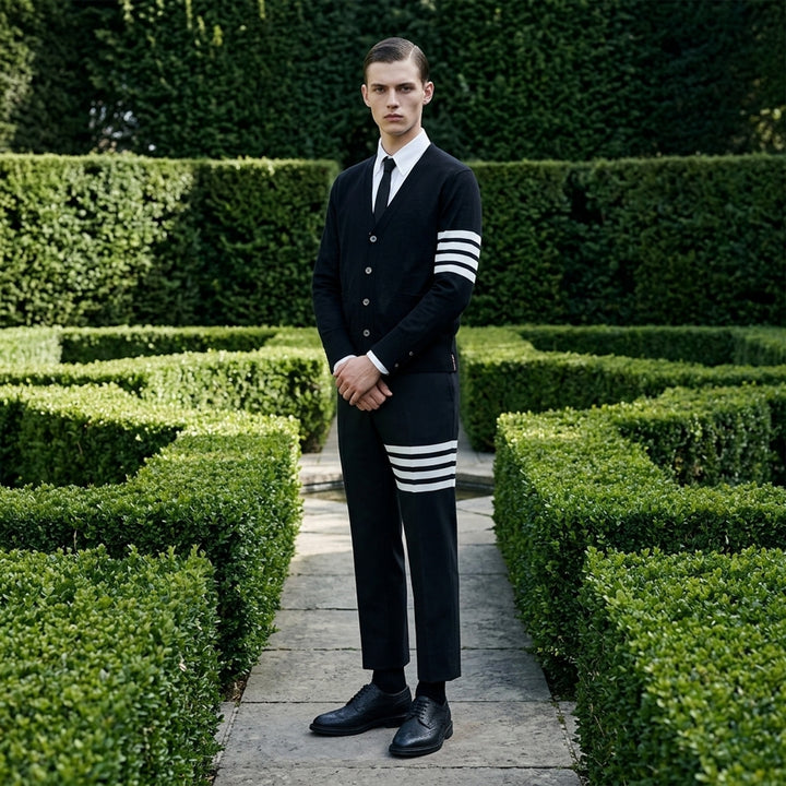 4-Bar Stripe Wool Trousers | Thom Browne | Club21 - lifestyle