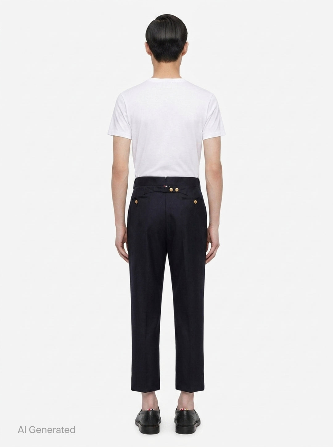 Back Strap Trousers | Thom Browne | Club21 - back
