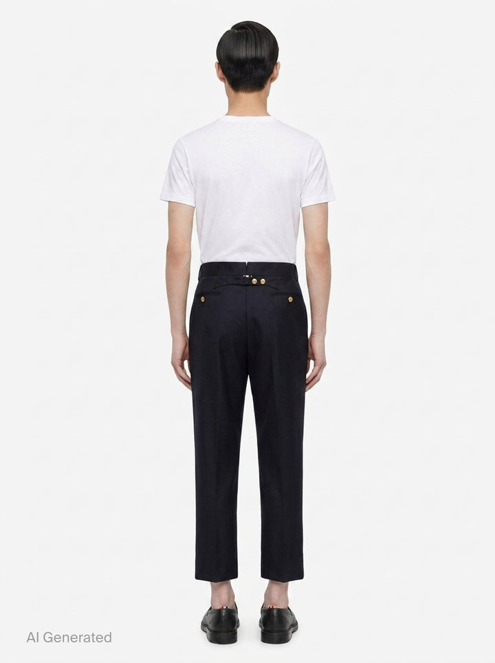 Back Strap Trousers | Thom Browne | Club21 - back