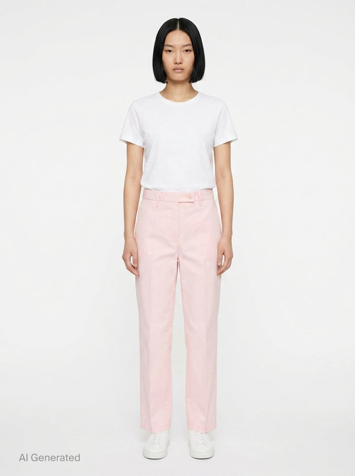 Beltloop Chino Cotton Twill Pants | Thom Browne | Club21 - front