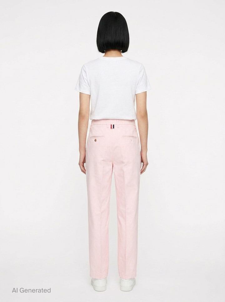Beltloop Chino Cotton Twill Pants | Thom Browne | Club21 - back