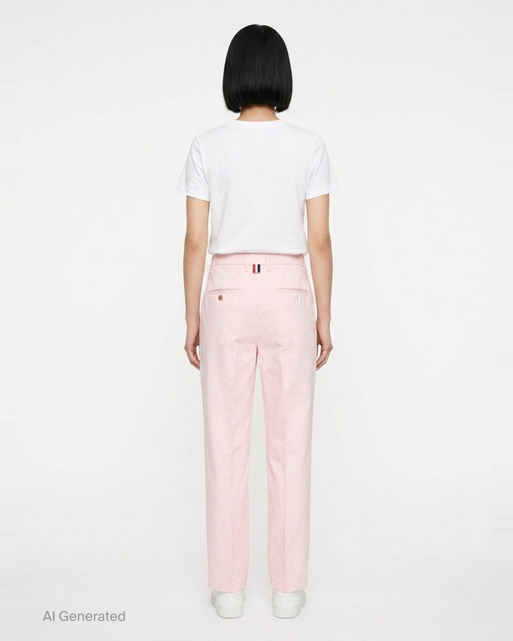 Beltloop Chino Cotton Twill Pants | Thom Browne | Club21 - back