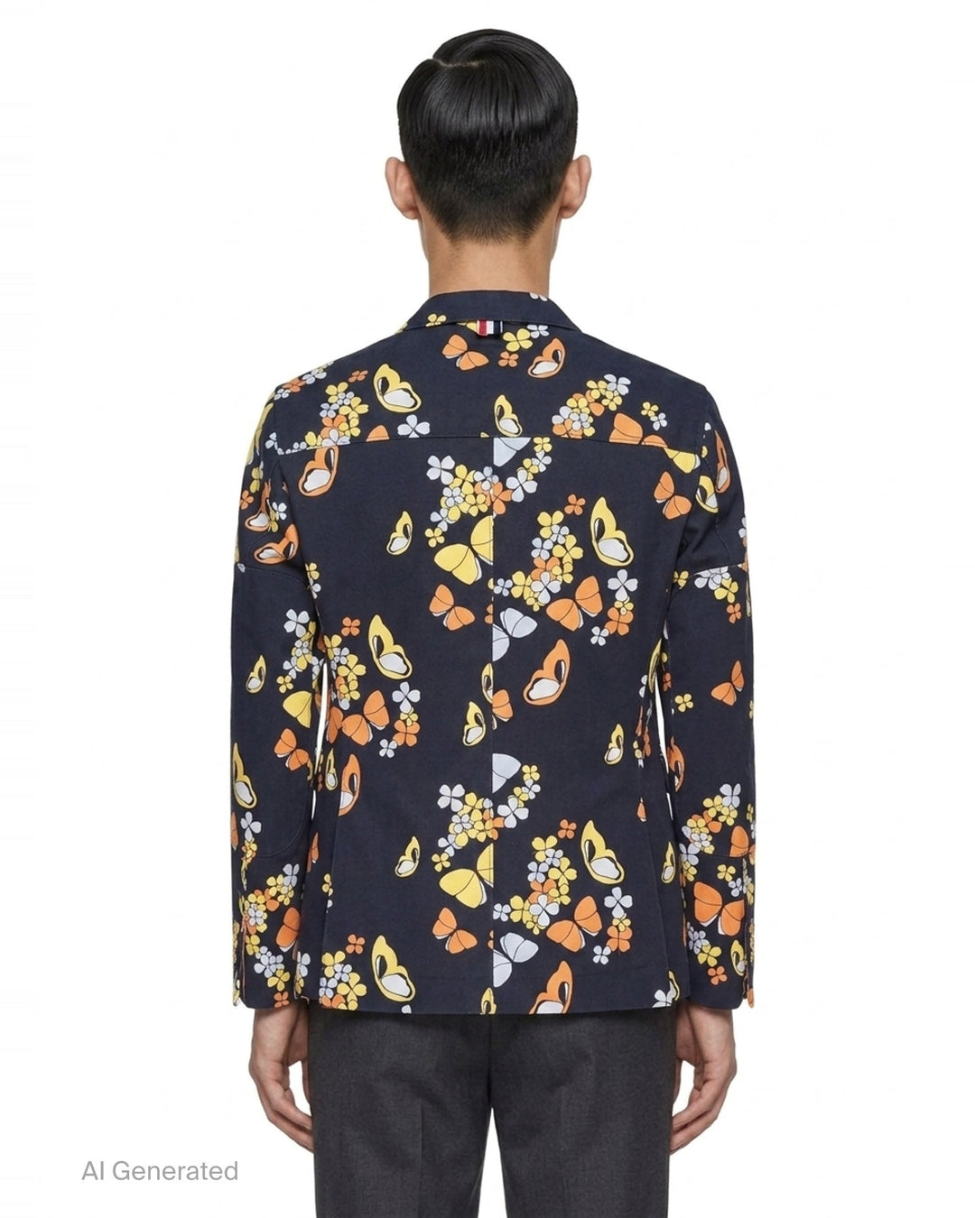 Butterfly Print Jacket | Thom Browne | Club21 - back