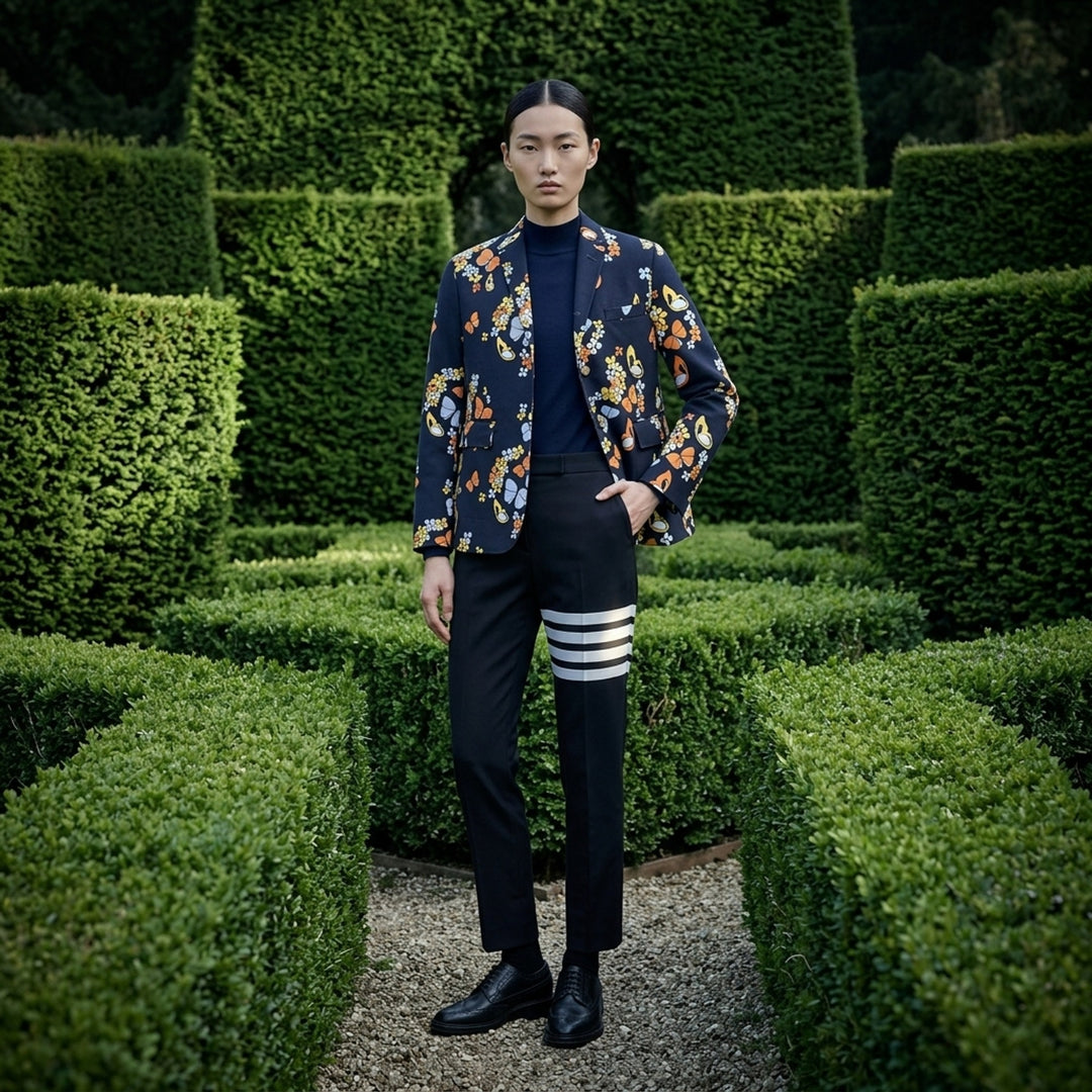 Butterfly Print Jacket | Thom Browne | Club21 - lifestyle