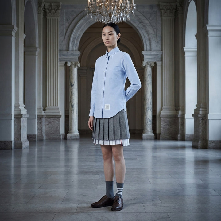 Button-Down Oxford Cotton Shirt | Thom Browne | Club21 - lifestyle