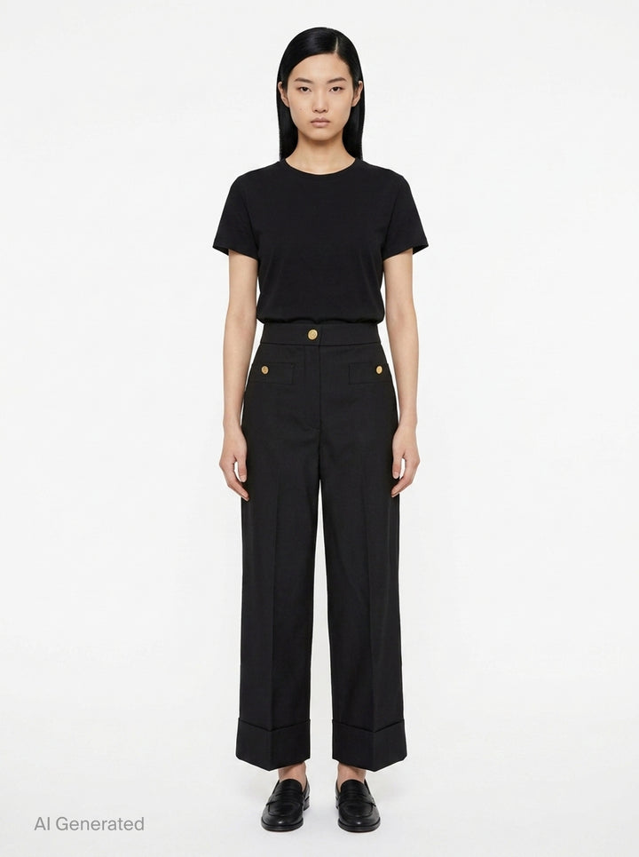Cardigan Pocket Trousers | Thom Browne | Club21 - front