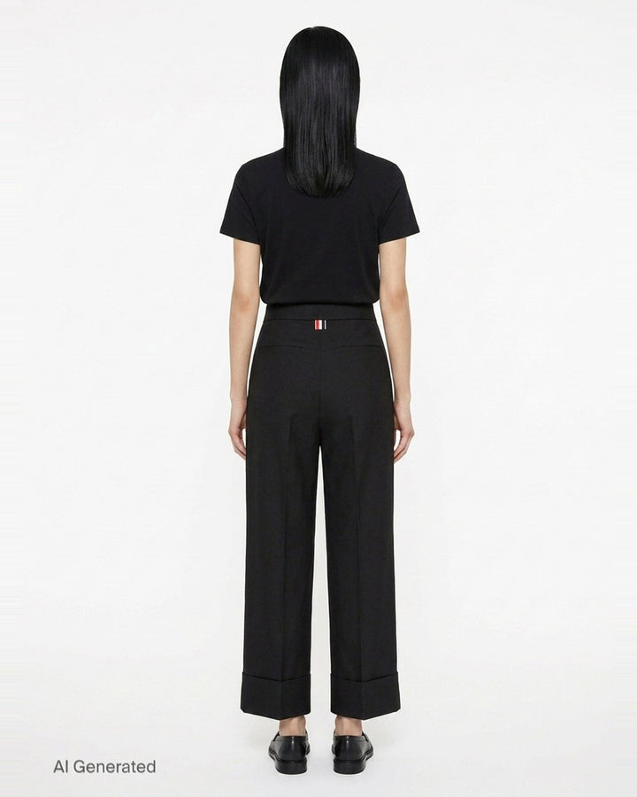 Cardigan Pocket Trousers | Thom Browne | Club21 - back