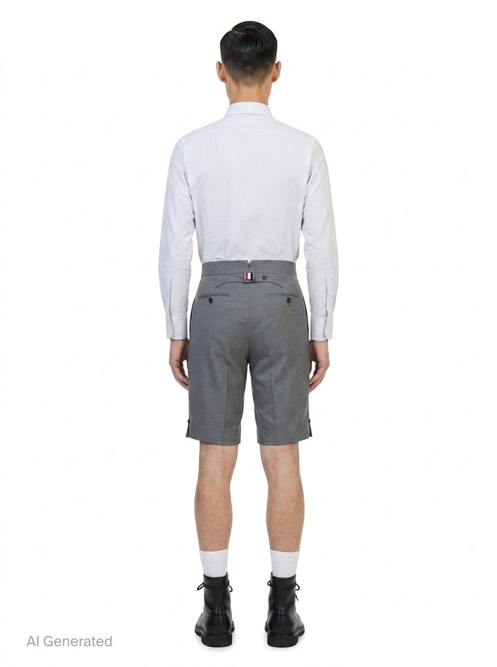 Classic Backstrap Shorts | Thom Browne | Club21 - back