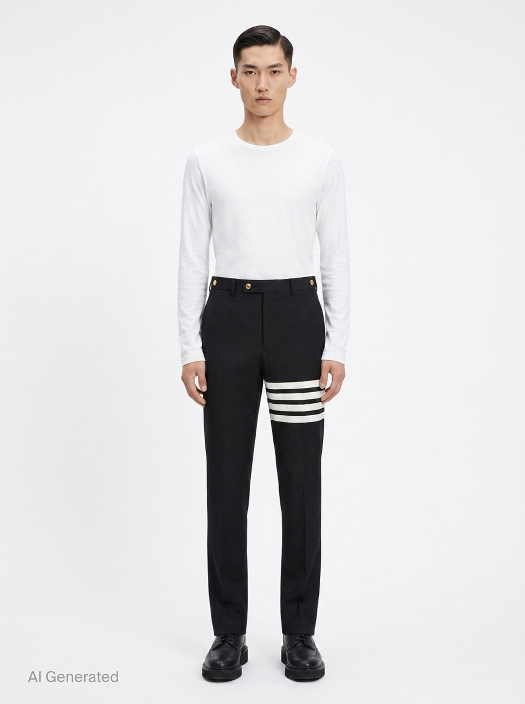 Classic Backstrap Trouser | Thom Browne | Club21 - front