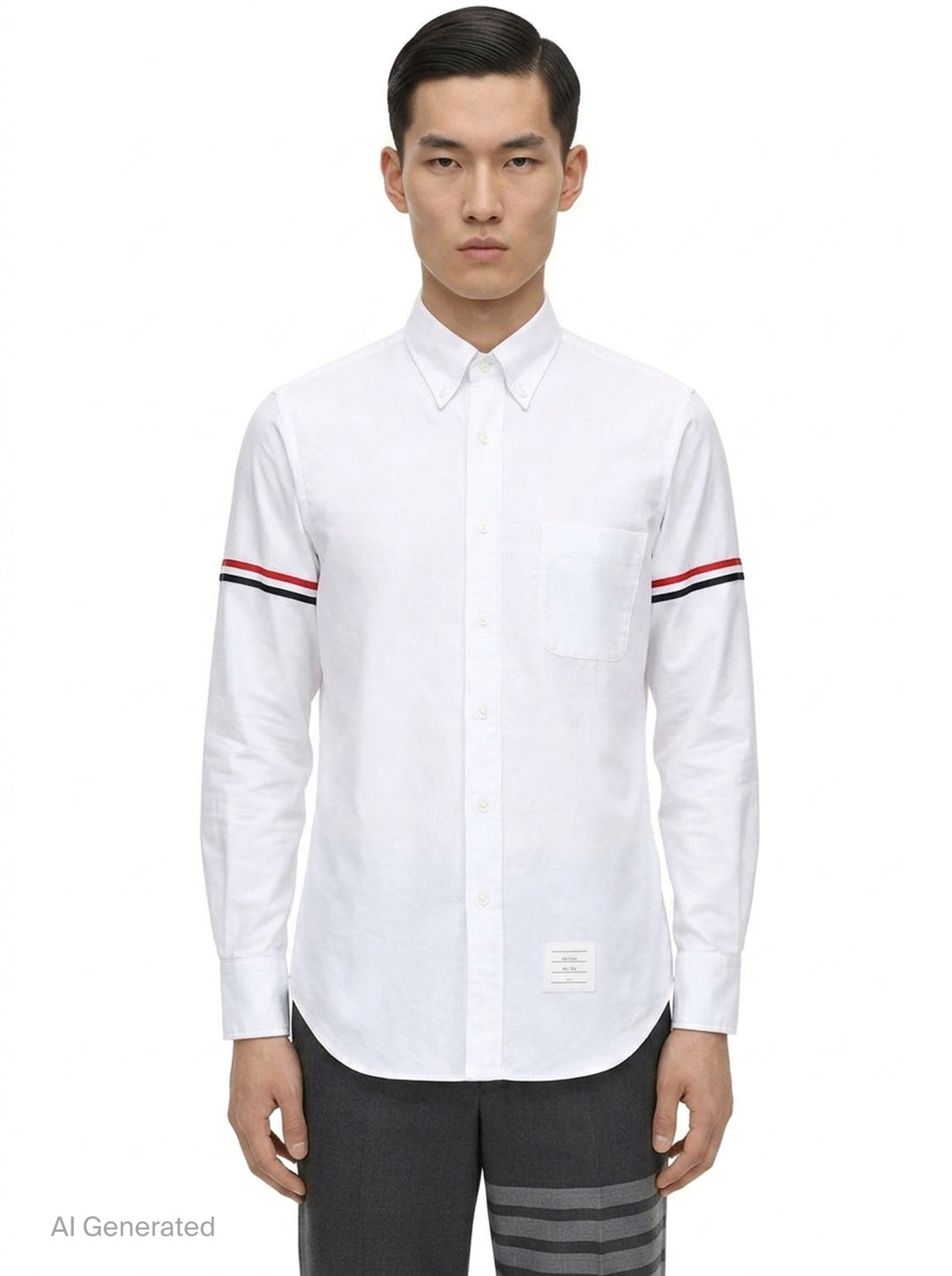 Classic Fit Long Sleeve Shirt | Thom Browne | Club21 - front