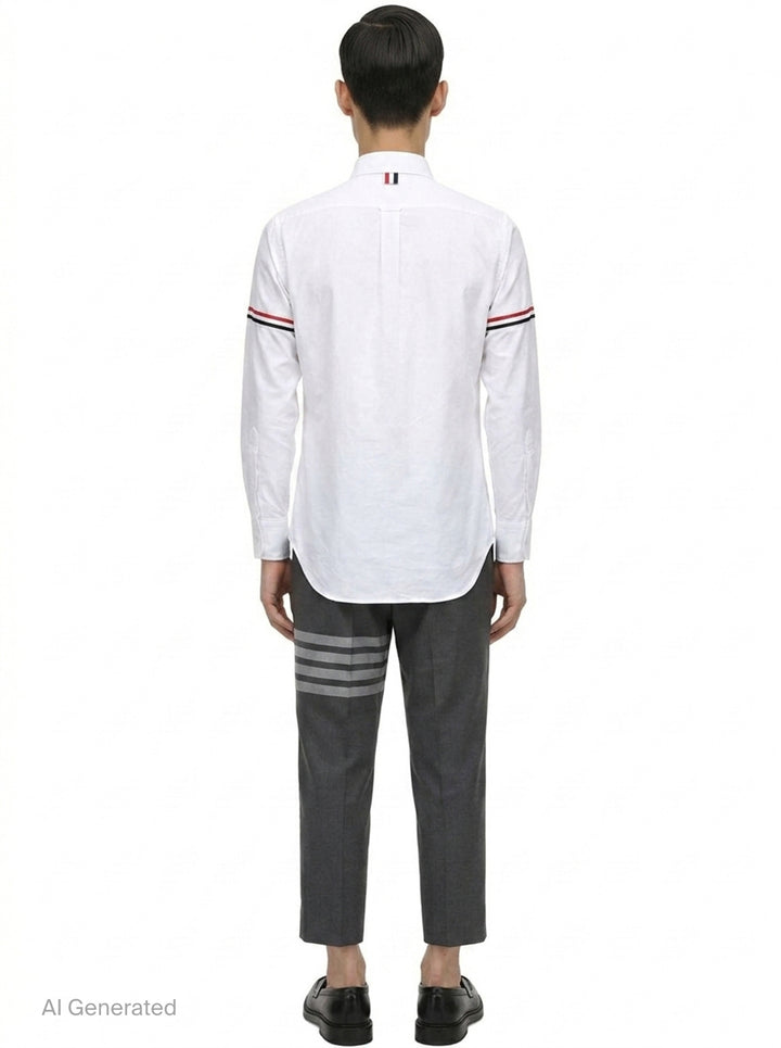 Classic Fit Long Sleeve Shirt | Thom Browne | Club21 - back