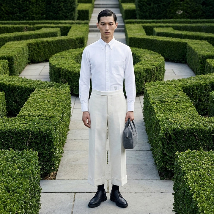 Classic Long Sleeve Button Down Shirt | Thom Browne | Club21 - lifestyle
