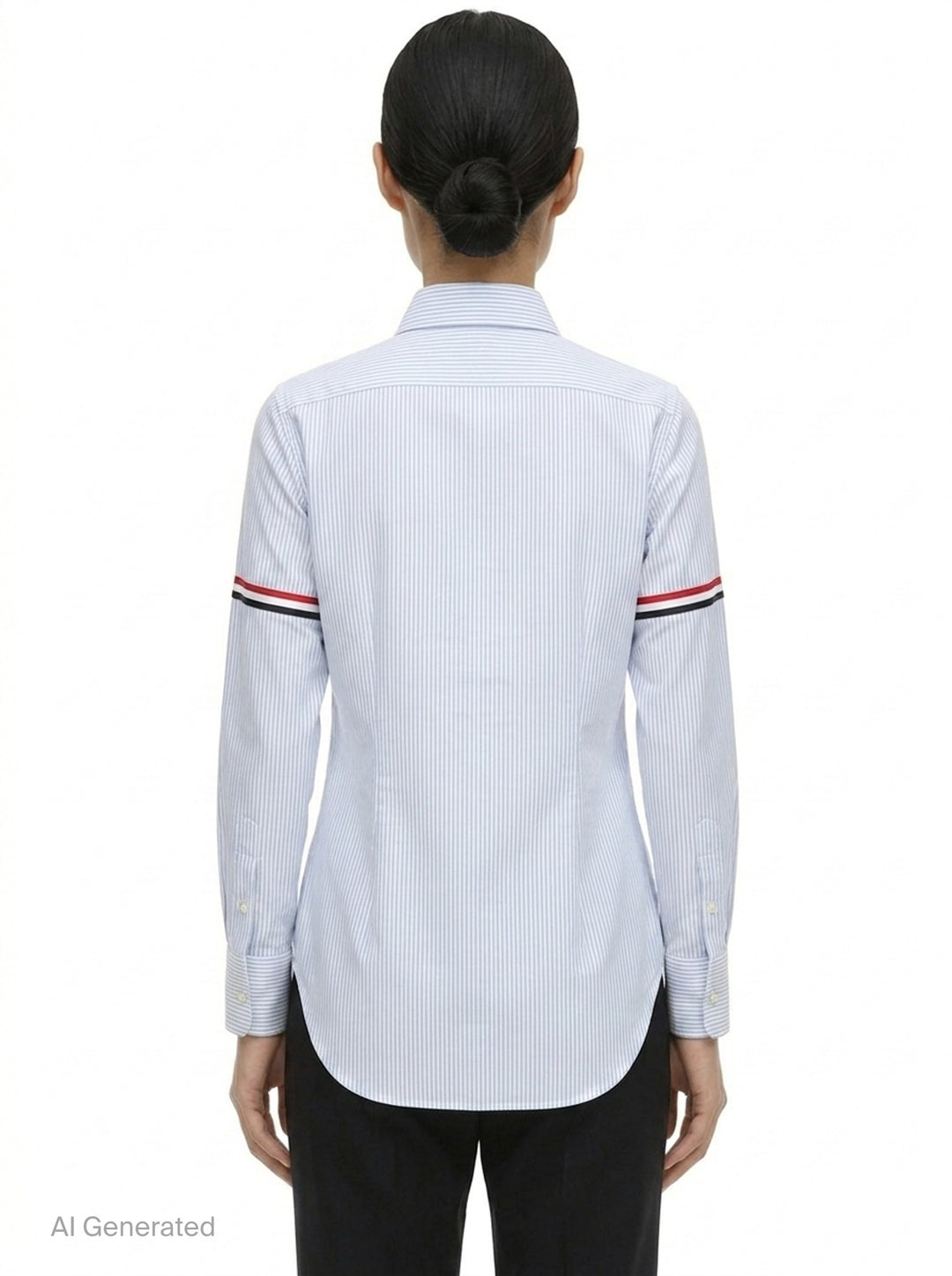 Classic Long Sleeve Striped Shirt | Thom Browne | Club21 - back