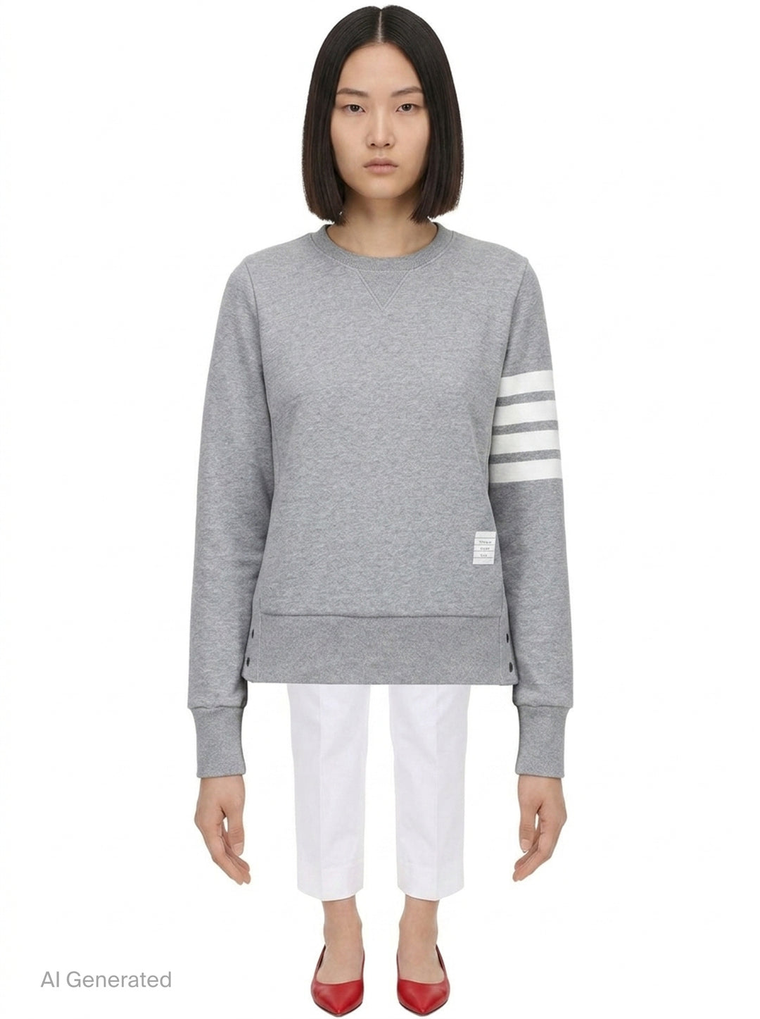 Classic Loopback 4-Bar Sweatshirt | Thom Browne | Club21 - front