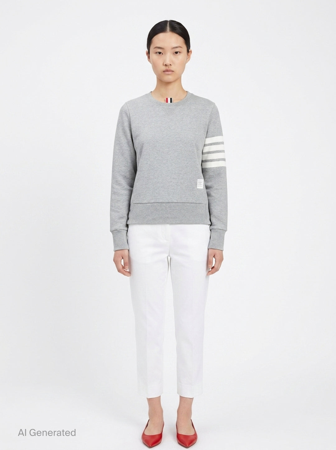 Classic Loopback 4-Bar Sweatshirt | Thom Browne | Club21 - front