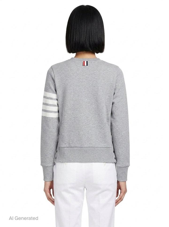 Classic Loopback 4-Bar Sweatshirt | Thom Browne | Club21 - back