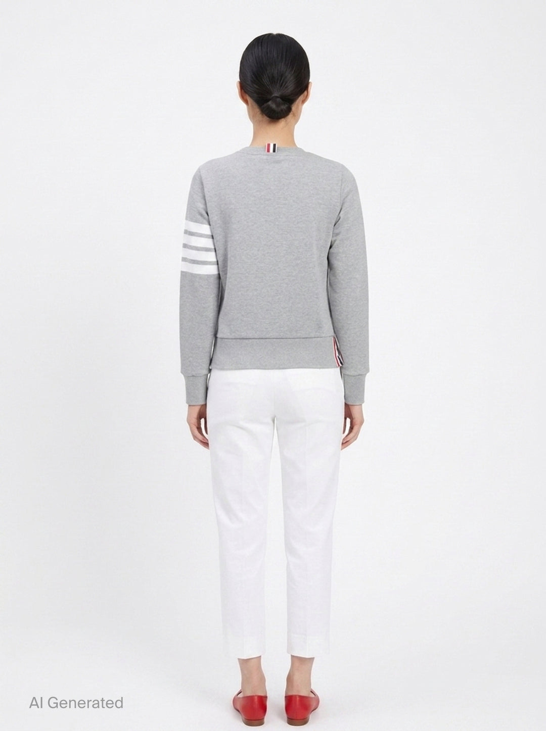 Classic Loopback 4-Bar Sweatshirt | Thom Browne | Club21 - back
