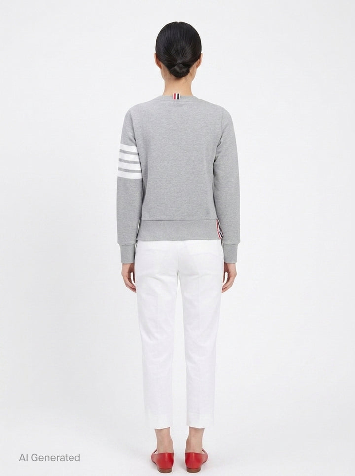 Classic Loopback 4-Bar Sweatshirt | Thom Browne | Club21 - back