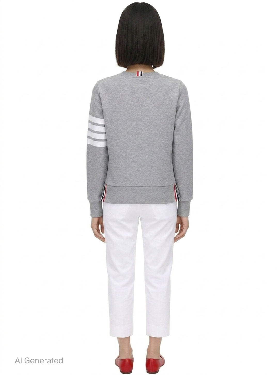 Classic Loopback 4-Bar Sweatshirt | Thom Browne | Club21 - back
