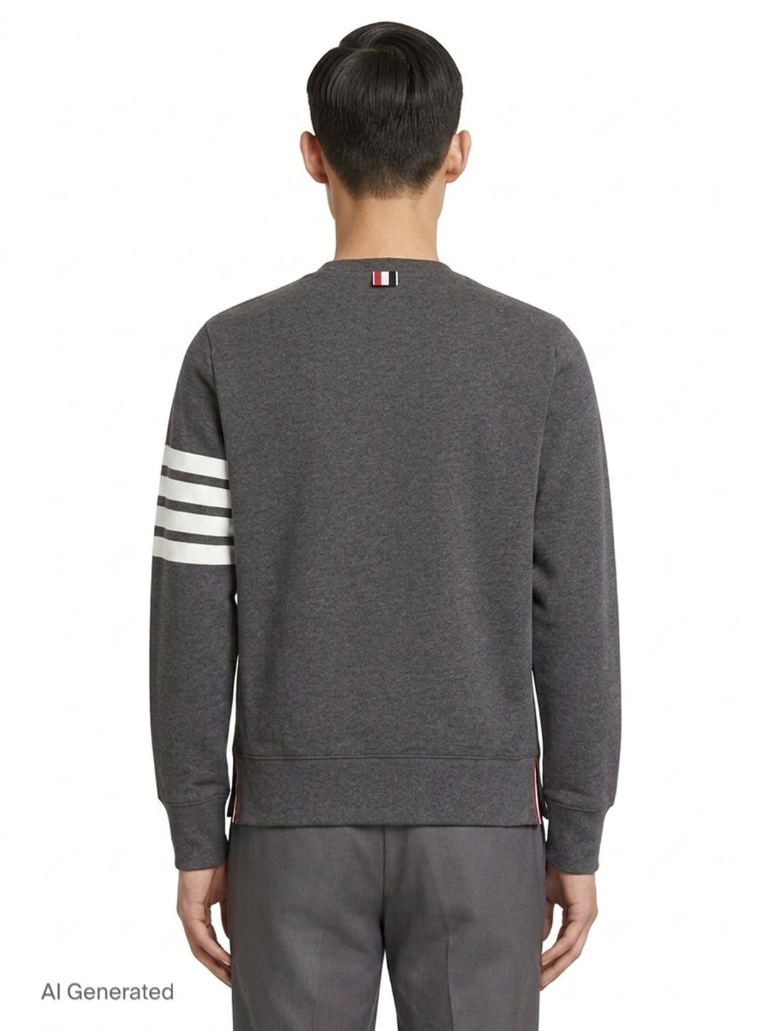 Classic Loopback 4-Bar Sweatshirt | Thom Browne | Club21 - back