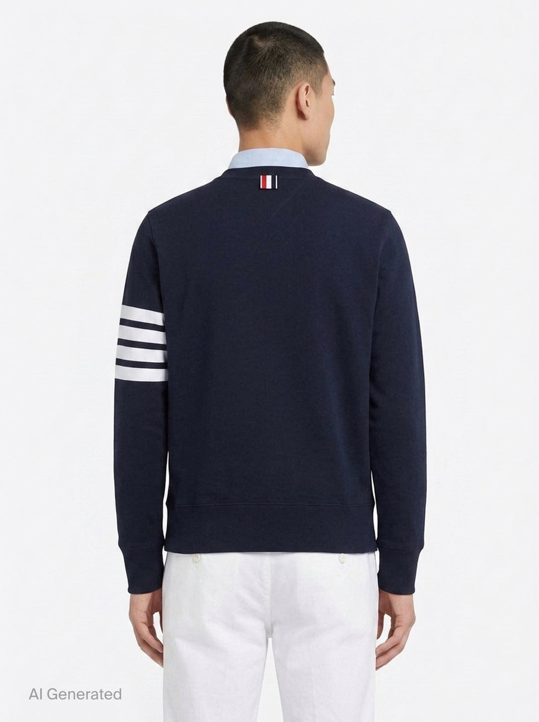 Classic Loopback 4-Bar Sweatshirt | Thom Browne | Club21 - back