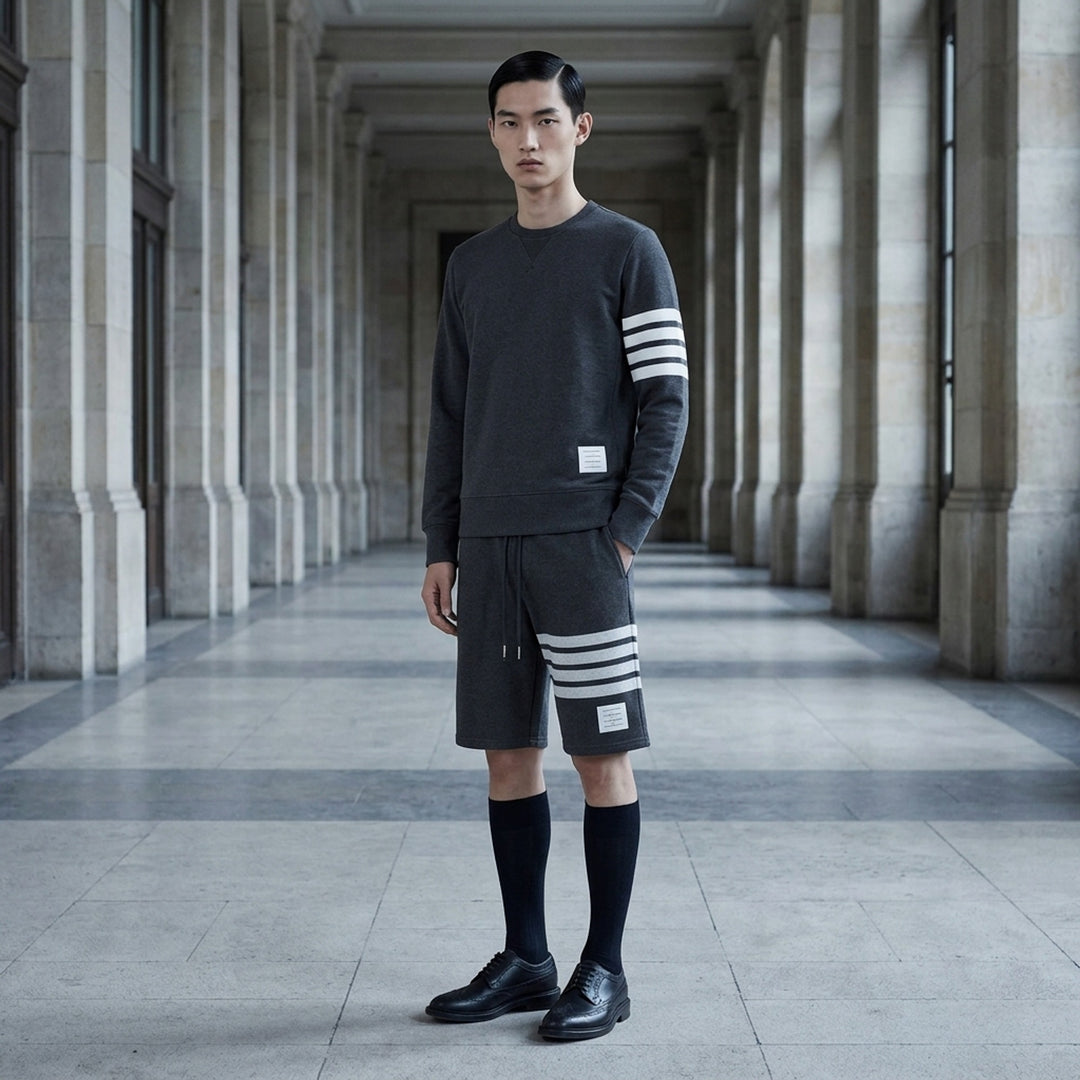 Classic Loopback 4-Bar Sweatshirt | Thom Browne | Club21 - lifestyle
