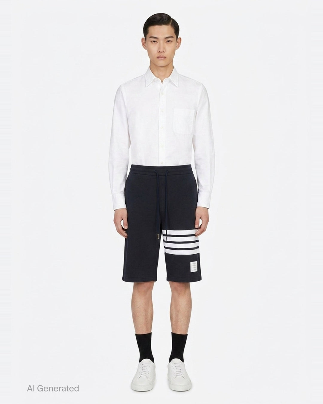 Classic Loopback 4-Bar Sweatshorts | Thom Browne | Club21 - front