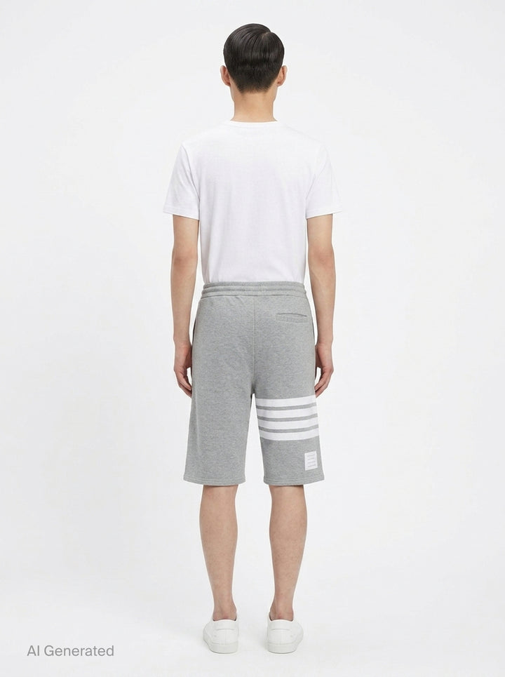 Classic Loopback 4-Bar Sweatshorts | Thom Browne | Club21 - back