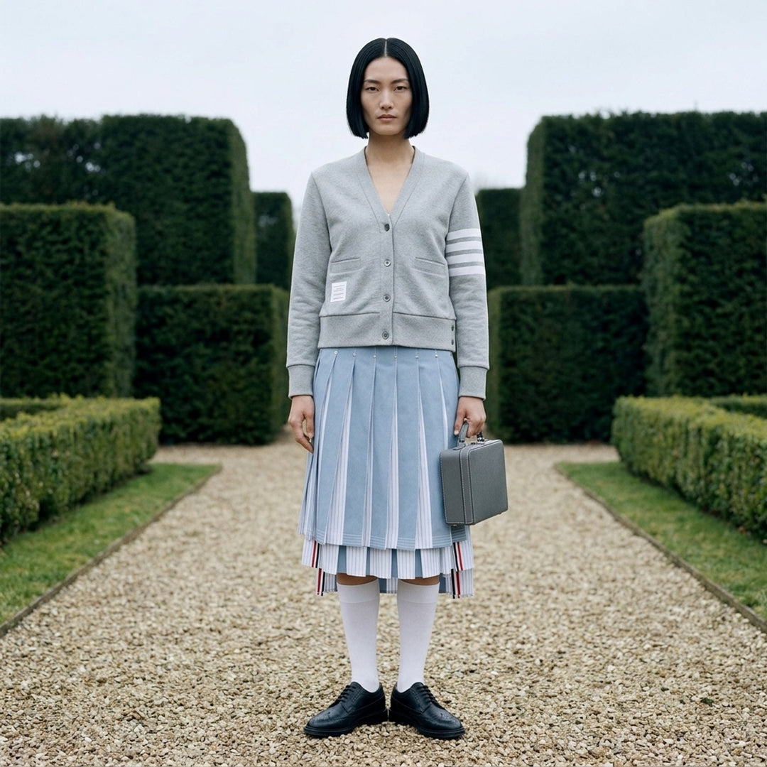 Classic Loopback V-Neck Cardigan | Thom Browne | Club21 - lifestyle