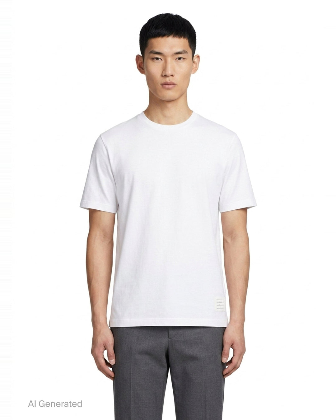 Classic Piqué 4-Bar Tee | Thom Browne | Club21 - front
