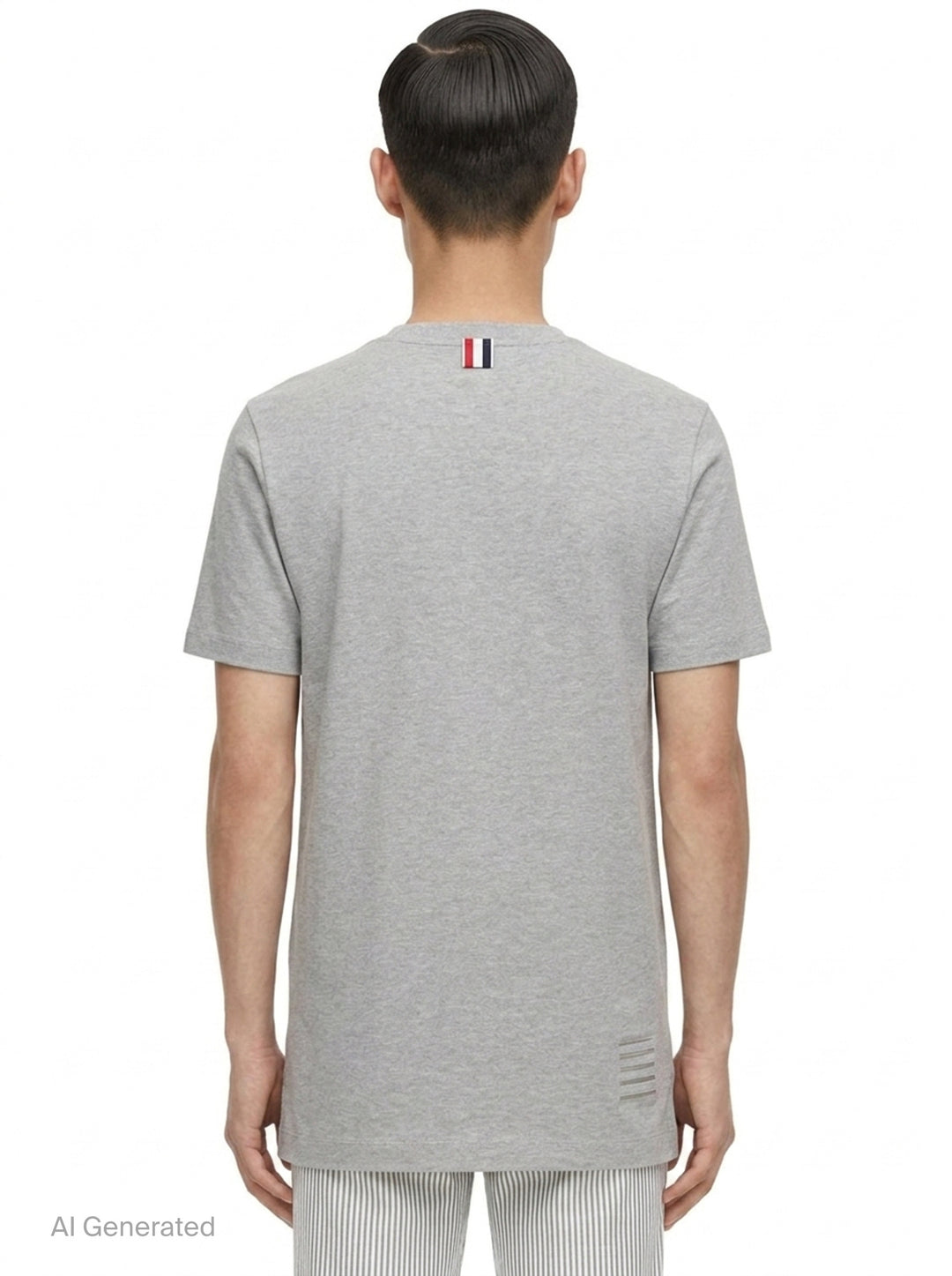 Classic Piqué 4-Bar Tee | Thom Browne | Club21 - back