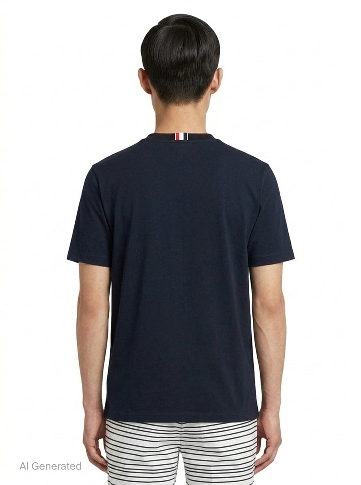 Classic Piqué 4-Bar Tee | Thom Browne | Club21 - back
